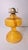 Early 20th Century Vintage Amber Glass Kerosene Oil Lamp With P&a Eagle Burner and Chimney For Sale - Image 5 of 11