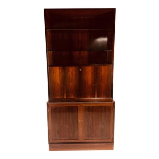 1960s Danish Modern Rosewood Cabinet For Sale