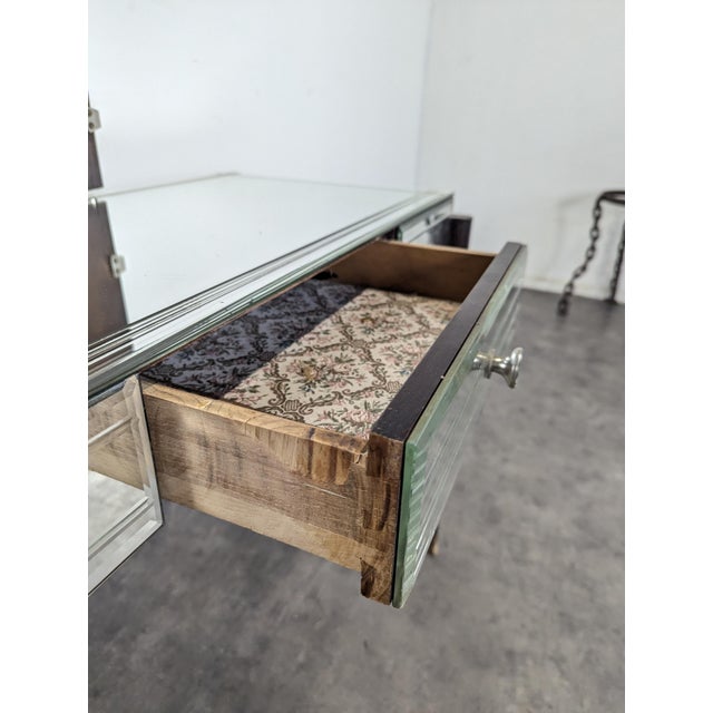 Art Deco Dressing Table with Mirrors For Sale - Image 10 of 12