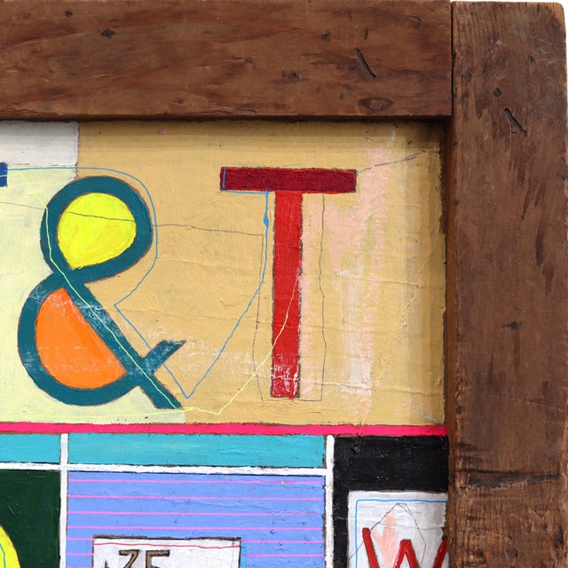 Figurative The Pavement #2 - Colorful Quirky Urban Figurative Mixed Media Original Artwork by Fabio Coruzzi For Sale - Image 3 of 9