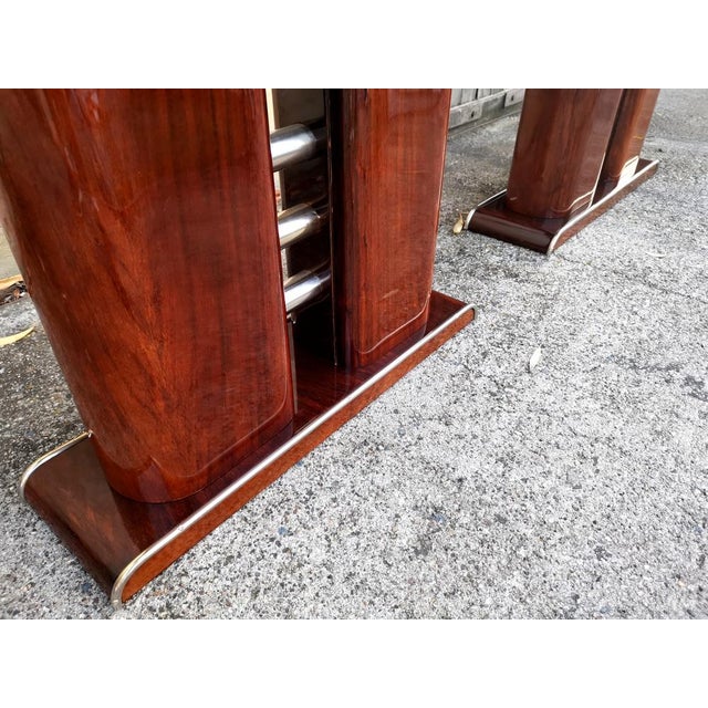 French Art Deco Rosewood Console Table, 1930s For Sale - Image 4 of 7