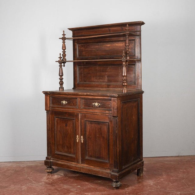 Late 19th Century Fir Sideboard with Plate Rack For Sale - Image 4 of 18