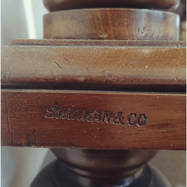 Mahogany Etagere on Bronze Casters, by Robert Strahan, Dublin, Mid-19th Century For Sale - Image 15 of 18