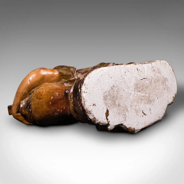 1900s Antique French Female Portrait Bust Candle Holder For Sale - Image 12 of 13