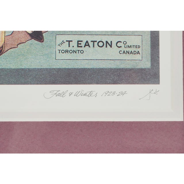 1990s 1990s Eaton's Fall and Winter 1923-1924 Framed Print For Sale - Image 5 of 9