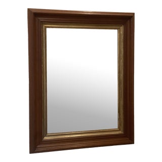 Vintage American Walnut Mirror For Sale