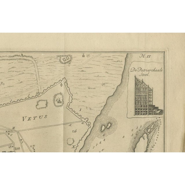 Late 18th Century Antique Map of Alexandria Egypt Plan of Vetus and Nova, 1776 For Sale - Image 5 of 10