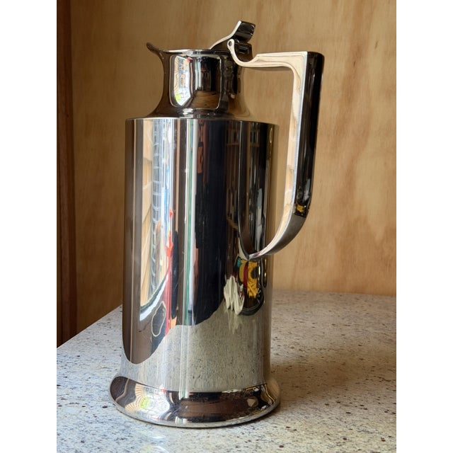 Large Vintage Stainless Steel Pitcher, 1989 For Sale - Image 11 of 15