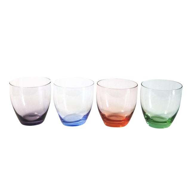 Colored Juice Glasses Set of 4 Chairish