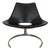 Scimitar Chair in Black Leather No. 20 from Fabricius and Kastholm, 1990s For Sale