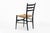 Vintage Mid Century Black Wood and Rush Wicker Dining Chair For Sale - Image 12 of 12
