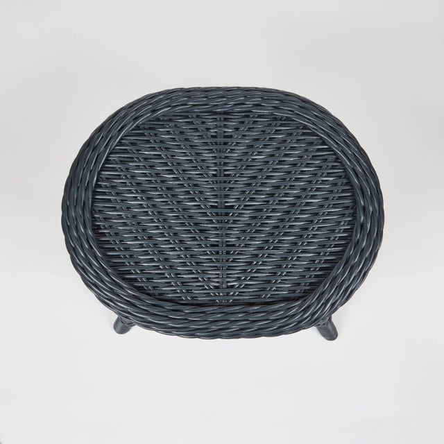 Wood Wicker Table For Sale - Image 7 of 8