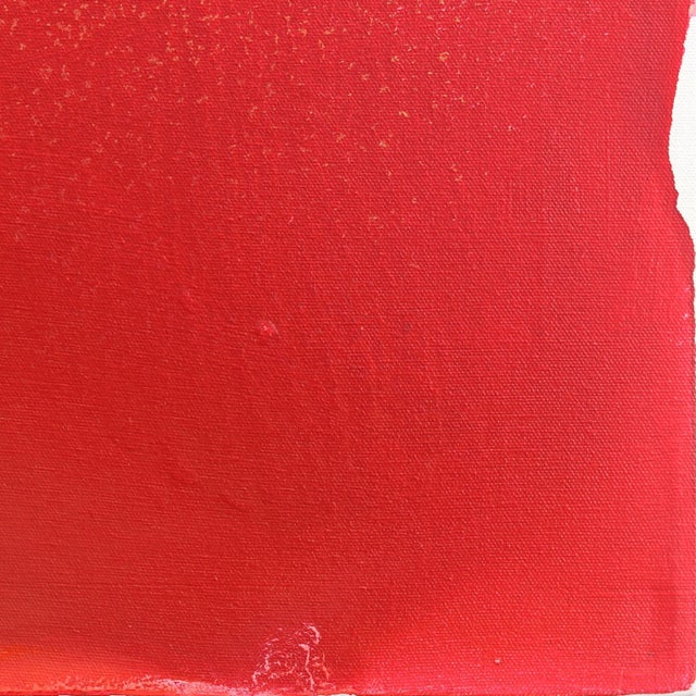 2020s Crimson Elegance - Framed Minimalist Red Abstract Contemporary Original Artwork by Clara Berta For Sale - Image 5 of 9