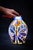 Blue and White Cut Crystal Overlay Vase with Enamel and Gilt Decoration, 19th Century For Sale - Image 6 of 16