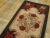 American 1920s Folk Art Beige Medallion Roses Antique American Hooked Rug For Sale - Image 3 of 11