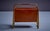 Magazine Rack in Brass Brown Cognac Leather attributed to Carl Auböck, 1950s For Sale - Image 6 of 9