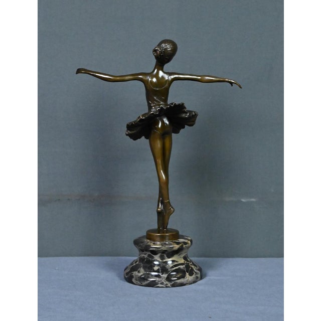 Crespain, Ballerina, Early 20th Century, Bronze For Sale - Image 11 of 14