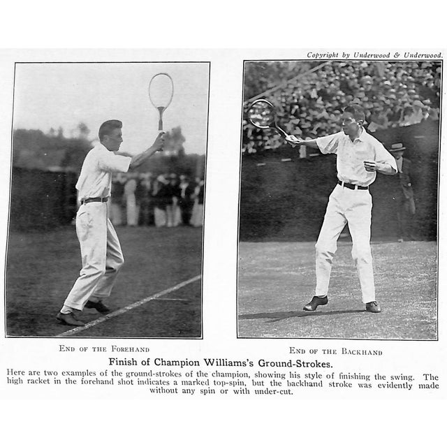 1910s "Methods and Players of Modern Lawn Tennis" 1915 Paret, J. Parmly For Sale - Image 5 of 12