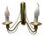 Double Wall Lamp attributed to E. R. Nele for Temde, 1960s For Sale