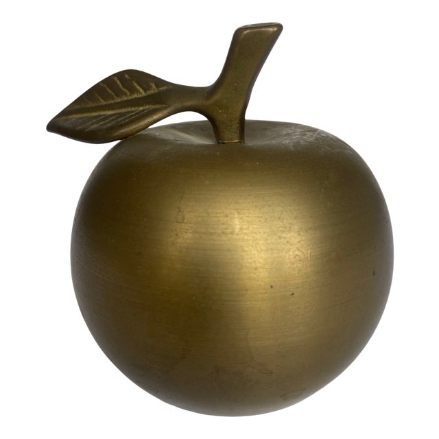 Vintage Brass Apple Bell Chairish