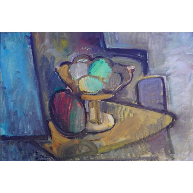 Mina Pulsifer (1899-1989) - Mid-Century Still Life - Oil on Board For Sale In Los Angeles - Image 6 of 6