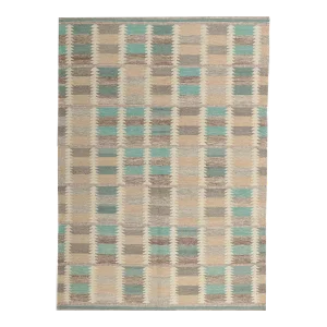 Scandinavian Modern Swedish Inspired Kilim Rug - 06'02 X 08'07