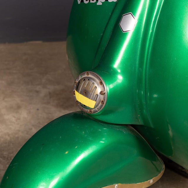 Green Vintage Italian Ride on Vespa for Children, 1960 For Sale - Image 8 of 18