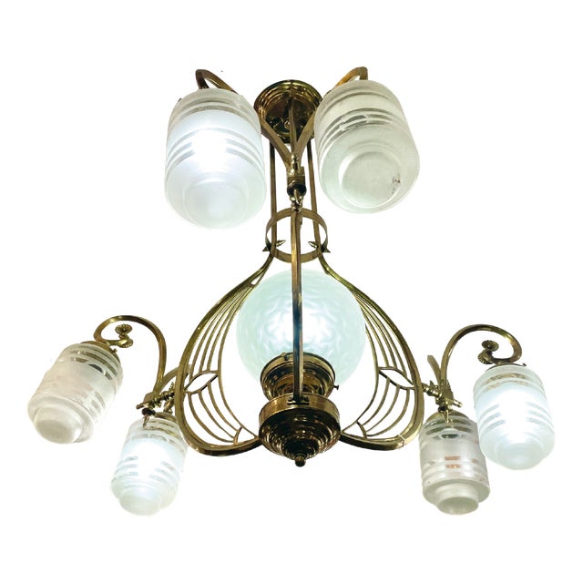 Modern Hanging Lamp in Bronze For Sale