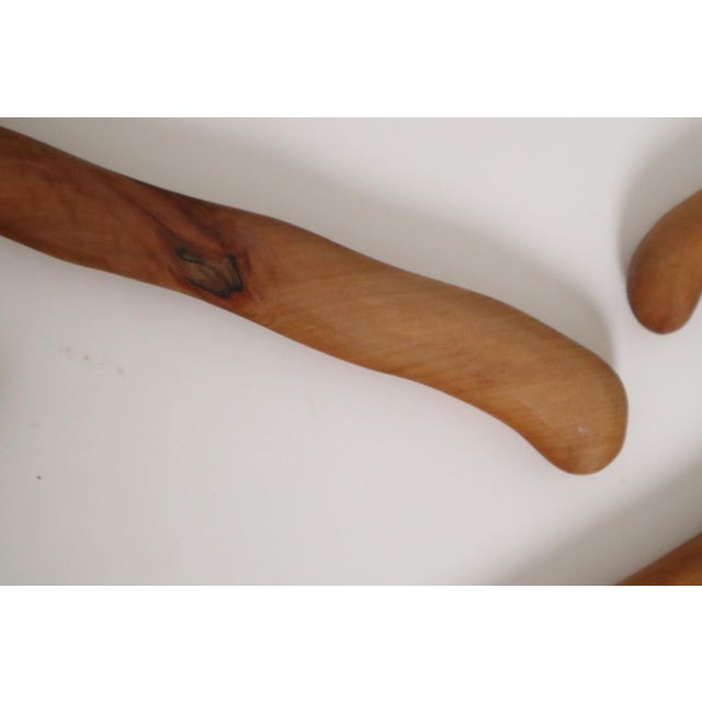 Anthroposophical Wooden Clothes Hangers, Set of 5 For Sale - Image 3 of 9