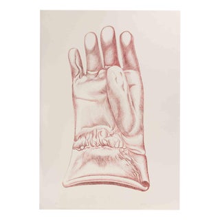 Giacomo Porzano, Glove, 1972, Etching For Sale