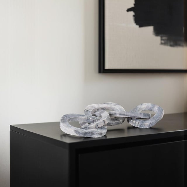 Makrana Gray Marble Chain For Sale - Image 10 of 10
