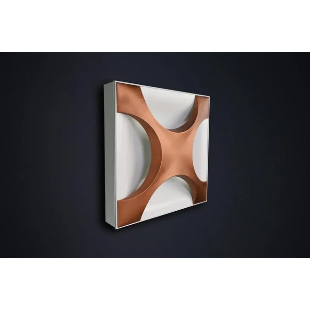 1960s Cross Oyster Wall Sculpture Lights by Rolf Krüger for Staff Leuchten, 1968, Set of 2 For Sale - Image 5 of 18