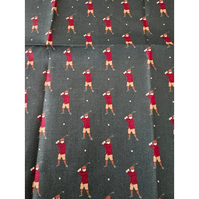 Traditional Vintage Golf-Themed Cocktail Napkins – Set of 6 – Unused With Original Tags For Sale - Image 3 of 4