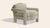 Contemporary Nougat Boucle Elio Lounge Chair by Ceraudo For Sale - Image 3 of 7