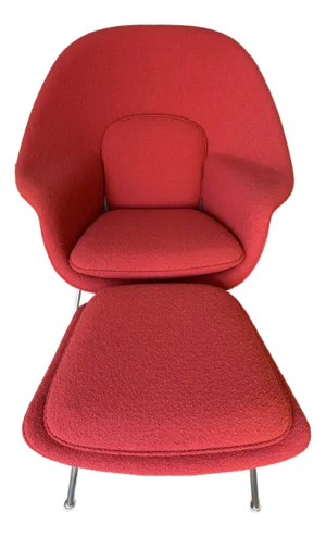 Knoll Womb Chair & Ottoman by Eero Saarinen