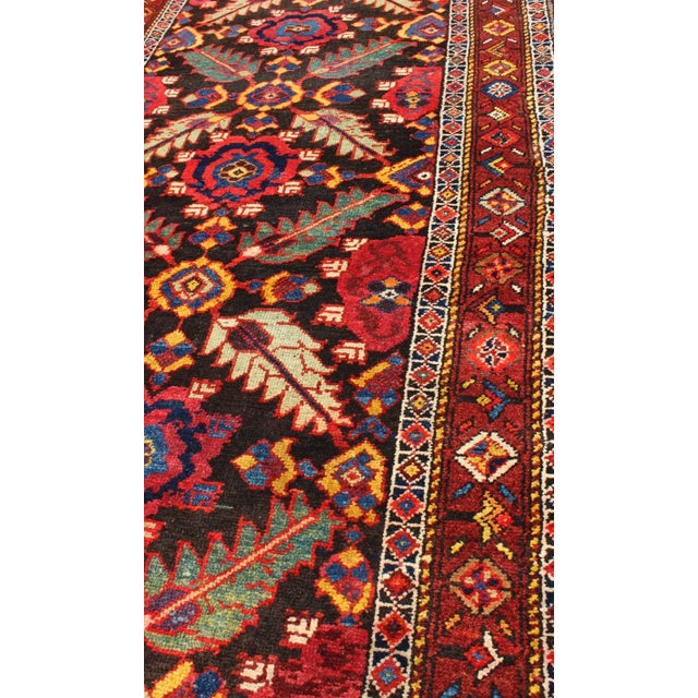 Antique Caucasian Karabagh Gallery Rug-3'10 X 12'10 For Sale - Image 10 of 13