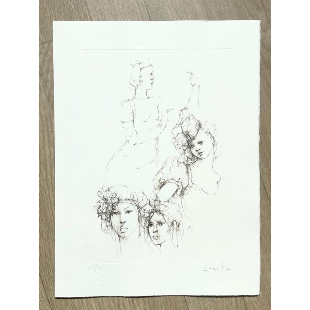 Leonor Fini, Figurative Composition, Lithograph on Arches Paper, 1970s-1980s For Sale - Image 6 of 6