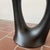 Black Kreten Side Table, Painted Black, Short, Factory 2nd, by Souda, Modern, Organic, Concrete End Table For Sale - Image 8 of 9