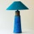 Ceramic Bitossi Lamp with Silk Lampshades attributed to R. Houben, 1970 For Sale - Image 7 of 13