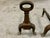 Late 19th Century Antique Rustic Cast Iron Fireplace Andirons—A Pair For Sale - Image 5 of 5