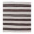 Striped Turkish Vintage Kilim Flat-Weave Rug in Brown, Mocha, and Ivory For Sale