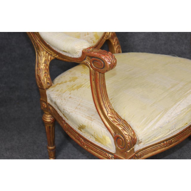 Wood Superb French Louis XV Giltwood and Gesso Monumental Wall Mirror For Sale - Image 7 of 10