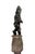 Vintage African Baule Wall Hanging Broom With Standing Figure 28" H For Sale - Image 4 of 9