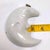 Ceramic VTG Pair Celestial Ceramic Crescent Moon Faces Abc Bassano Italy Wall Hanging For Sale - Image 7 of 7