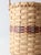 Vintage Woven Splint Basket With Swing Handle For Sale - Image 6 of 13