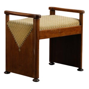 Amsterdam School Stool, 1930s For Sale