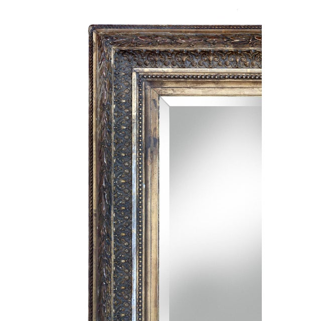 English 19th Century English Giltwood Beveled Mirror For Sale - Image 3 of 8