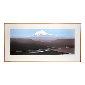 Mt. Baker, 1984 Signed Painting by Jerry Schurr