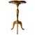Vintage Florentine Hollywood Regency Gilt Wood Side Table with Hand-Painted Floral Motif, 1950s For Sale - Image 4 of 7