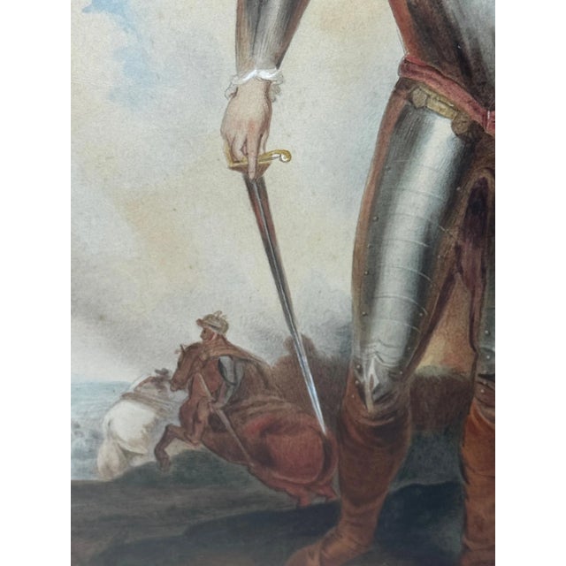 18th Century Portrait Painting of Charles Stanhope Third Earl of Harrington With Marcus Richard Fitzroy Thomas For Sale - Image 11 of 18